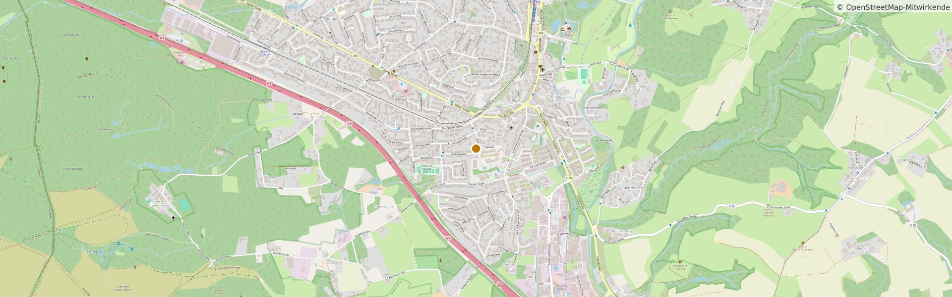Karte: Sandweg 12, 51503 Rösrath